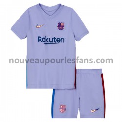 Maillot FC Barcelone Enfant Tenue Extérieur 2021-2022 Manche Courte