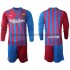 Maillot FC Barcelone Enfant Tenue Domicile 2021-2022 Manche Longue
