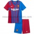 Maillot FC Barcelone Enfant Tenue Domicile 2021-2022 Manche Courte