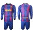 Maillot FC Barcelone Enfant Tenue 3ème 2021-2022 Manche Longue
