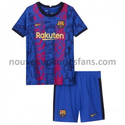 Maillot FC Barcelone Enfant Tenue 3ème 2021-2022 Manche Courte