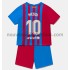 Maillot FC Barcelone Lionel Messi 10 Enfant Tenue Domicile 2021-2022 Manche Courte