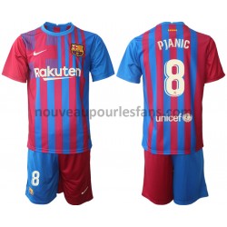 Maillot FC Barcelone Miralem Pjanic 8 Enfant Tenue Domicile 2021-2022 Manche Courte