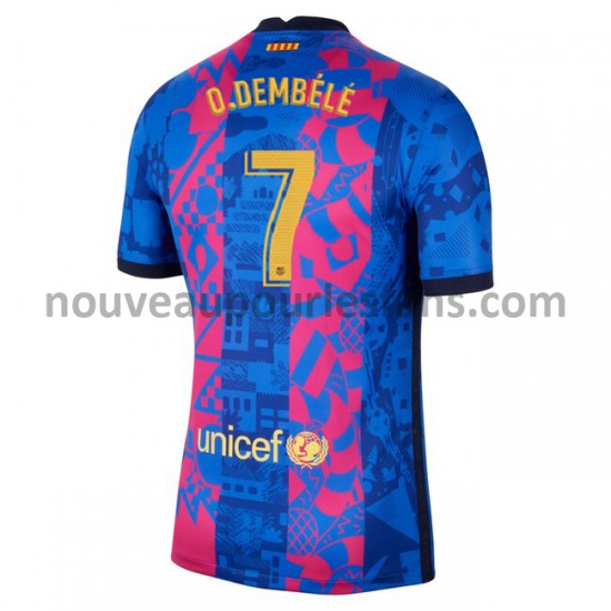 Maillot FC Barcelone O. Dembele 7 Tenue 3ème 2021-2022 Manche Courte