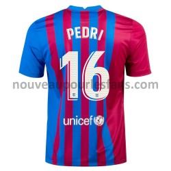 Maillot FC Barcelone Pedri 16 Tenue Domicile 2021-2022 Manche Courte