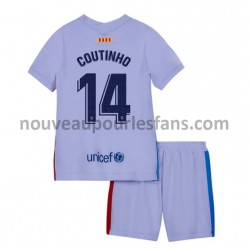 Maillot FC Barcelone Philippe Coutinho 14 Enfant Tenue 3ème 2021-2022 Manche Courte