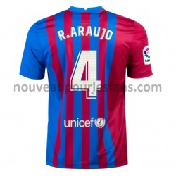 Maillot FC Barcelone Ronald Araujo 4 Tenue Domicile 2021-2022 Manche Courte