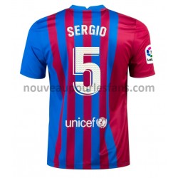 Maillot FC Barcelone Sergio Busquets 5 Tenue Domicile 2021-2022 Manche Courte
