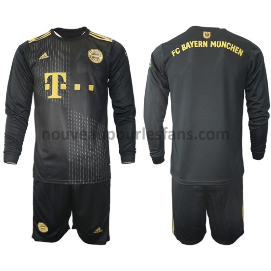 Maillot Bayern Munich Enfant Tenue Extérieur 2021-2022 Manche Longue