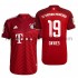 Maillot Bayern Munich Alphonso Davies 19 Tenue Domicile 2021-2022 Manche Courte