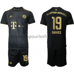Maillot Bayern Munich Alphonso Davies 19 Enfant Tenue Extérieur 2021-2022 Manche Courte