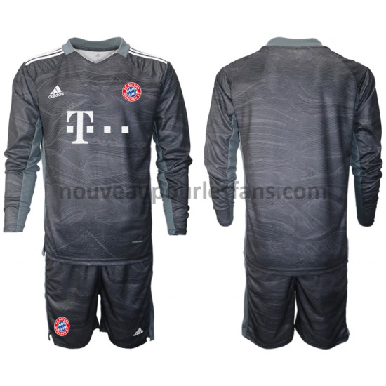 Maillot Bayern Munich Gardien Enfant Tenue Extérieur 2021-2022 Manche Longue