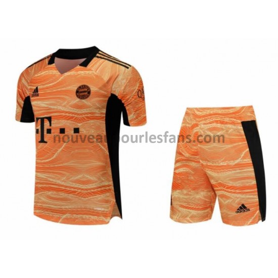 Maillot Bayern Munich Gardien Enfant Tenue Domicile 2021-2022 Manche Courte