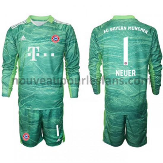 Maillot Bayern Munich Gardien Manuel Neuer 1 Enfant Tenue 3ème 2021-2022 Manche Longue
