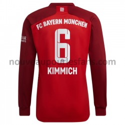 Maillot Bayern Munich Joshua Kimmich 6 Tenue Domicile 2021-2022 Manche Longue
