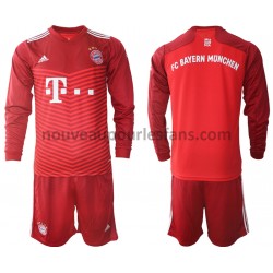 Maillot Bayern Munich Enfant Tenue Domicile 2021-2022 Manche Longue