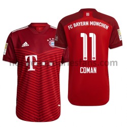 Maillot Bayern Munich Kingsley Coman 11 Tenue Domicile 2021-2022 Manche Courte