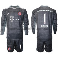 Maillot Bayern Munich Manuel Neuer 1 Gardien Enfant Tenue Extérieur 2021-2022 Manche Longue