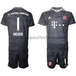 Maillot Bayern Munich Manuel Neuer 1 Gardien Enfant Tenue Extérieur 2021-2022 Manche Courte