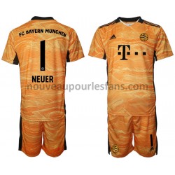 Maillot Bayern Munich Manuel Neuer 1 Gardien Enfant Tenue Domicile 2021-2022 Manche Courte