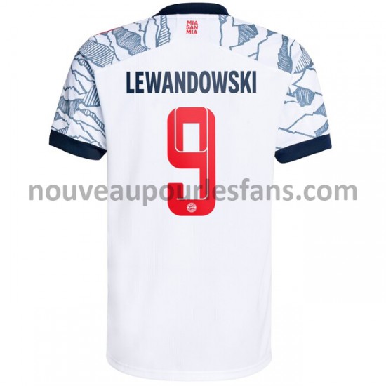 Maillot Bayern Munich Robert Lewandowski 9 Tenue 3ème 2021-2022 Manche Courte