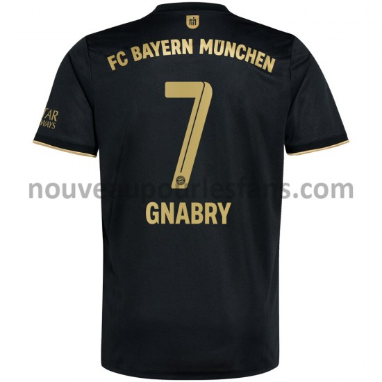 Maillot Bayern Munich Serge Gnabry 7 Tenue Extérieur 2021-2022 Manche Courte