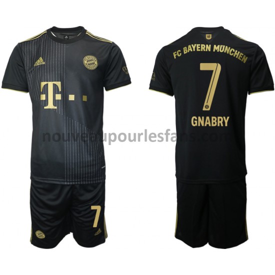 Maillot Bayern Munich Serge Gnabry 7 Enfant Tenue Extérieur 2021-2022 Manche Courte