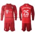Maillot Bayern Munich Thomas Müller 25 Enfant Tenue Domicile 2021-2022 Manche Longue