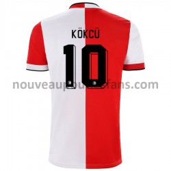 Maillot Feyenoord Rotterdam Orkun Kokcu 10 Tenue Domicile 2021-2022 Manche Courte