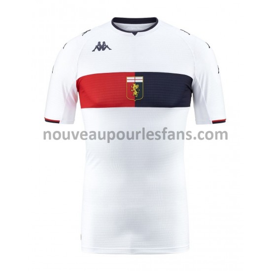 Maillot Genoa Tenue Extérieur 2021-2022 Manche Courte
