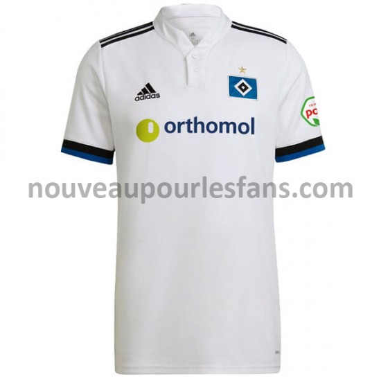 Maillot Hamburger SV Tenue Domicile 2021-2022 Manche Courte