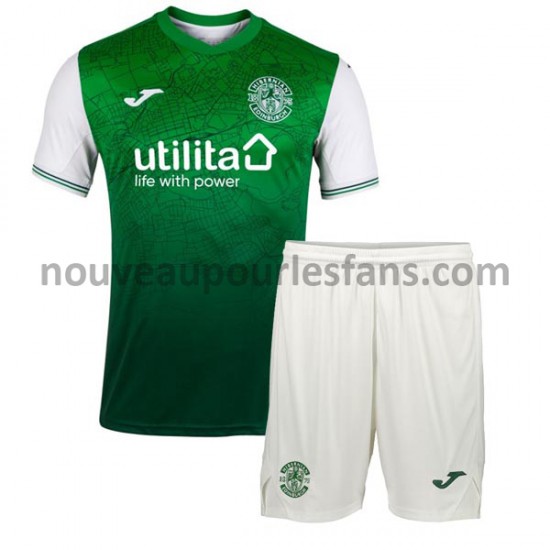 Maillot Hibernian Enfant Tenue Domicile 2021-2022 Manche Courte