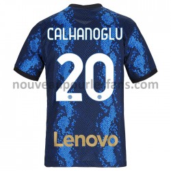 Maillot Inter Milan Hakan Calhanoglu 20 Tenue Domicile 2021-2022 Manche Courte