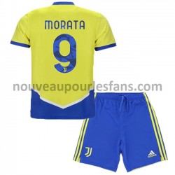 Maillot Juventus Alvaro Morata 9 Enfant Tenue 3ème 2021-2022 Manche Courte