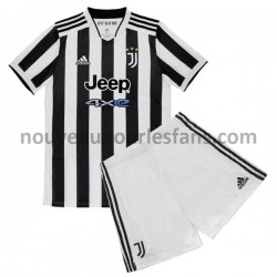 Maillot Juventus Enfant Tenue Domicile 2021-2022 Manche Courte