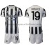 Maillot Juventus Leonardo Bonucci 19 Enfant Tenue Domicile 2021-2022 Manche Courte