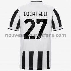 Maillot Juventus Manuel Locatelli 27 Tenue Domicile 2021-2022 Manche Courte