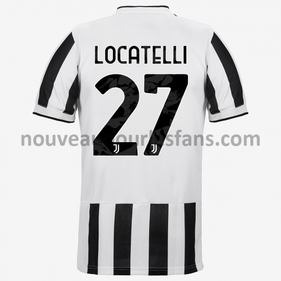 Maillot Juventus Manuel Locatelli 27 Tenue Domicile 2021-2022 Manche Courte