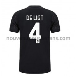 Maillot Juventus Matthijs de Ligt 4 Tenue Extérieur 2021-2022 Manche Courte