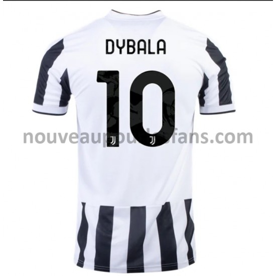 Maillot Juventus Paulo Dybala 10 Tenue Domicile 2021-2022 Manche Courte