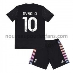 Maillot Juventus Paulo Dybala 10 Enfant Tenue Extérieur 2021-2022 Manche Courte