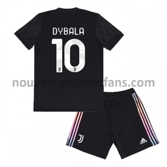 Maillot Juventus Paulo Dybala 10 Enfant Tenue Extérieur 2021-2022 Manche Courte