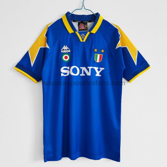 Maillot Juventus Retro Tenue Extérieur 1995-1996 Manche Courte