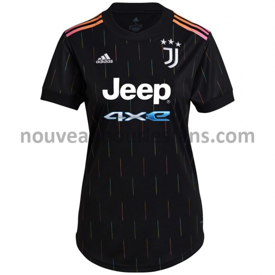 Maillot Juventus Femme Tenue Extérieur 2021-2022 Manche Courte