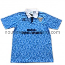 Maillot SS Lazio Retro Tenue Domicile 1991 Manche Courte