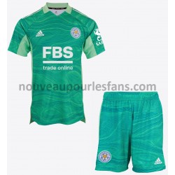 Maillot Leicester City Gardien Enfant Tenue Extérieur 2021-2022 Manche Courte
