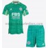 Maillot Leicester City Gardien Enfant Tenue Extérieur 2021-2022 Manche Courte