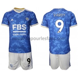 Maillot Leicester City Jamie Vardy 9 Enfant Tenue Domicile 2021-2022 Manche Courte
