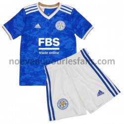 Maillot Leicester City Enfant Tenue Domicile 2021-2022 Manche Courte