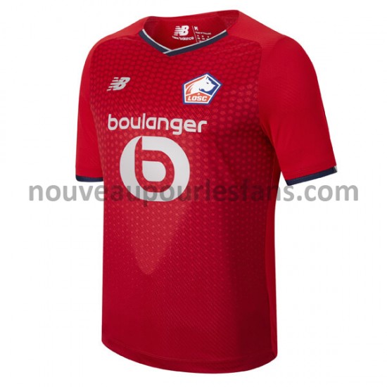 Maillot OSC Lille Tenue Domicile 2021-2022 Manche Courte
